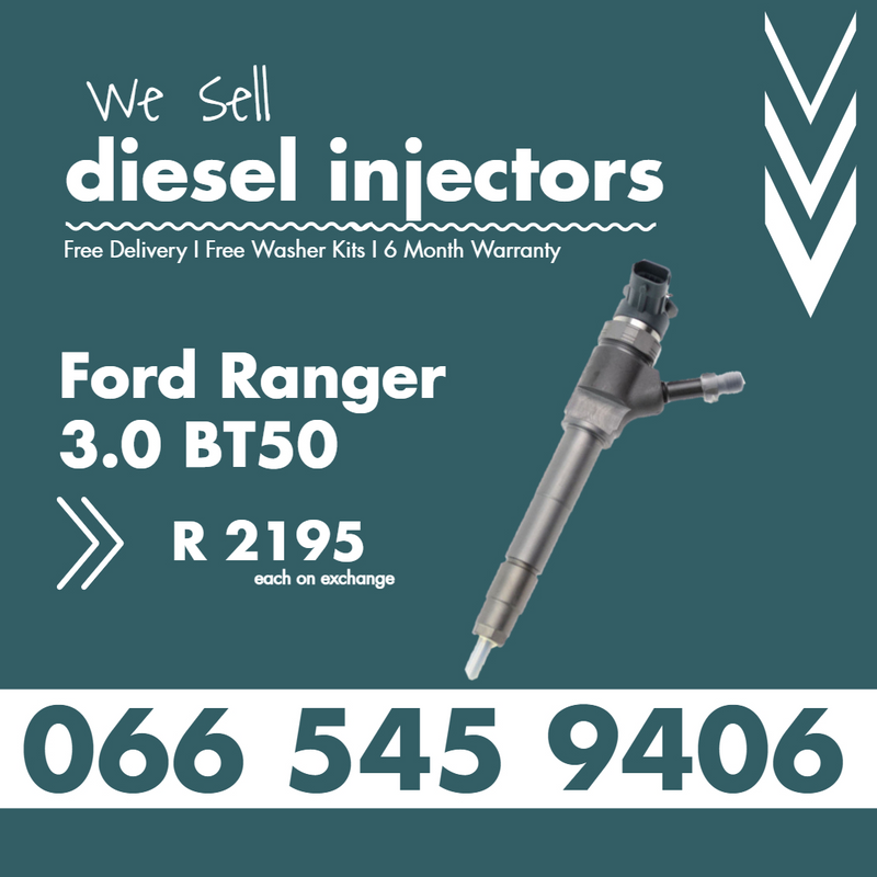 FORD RANGER DIESEL INJECTORS FOR SALE WITH WARRANTY