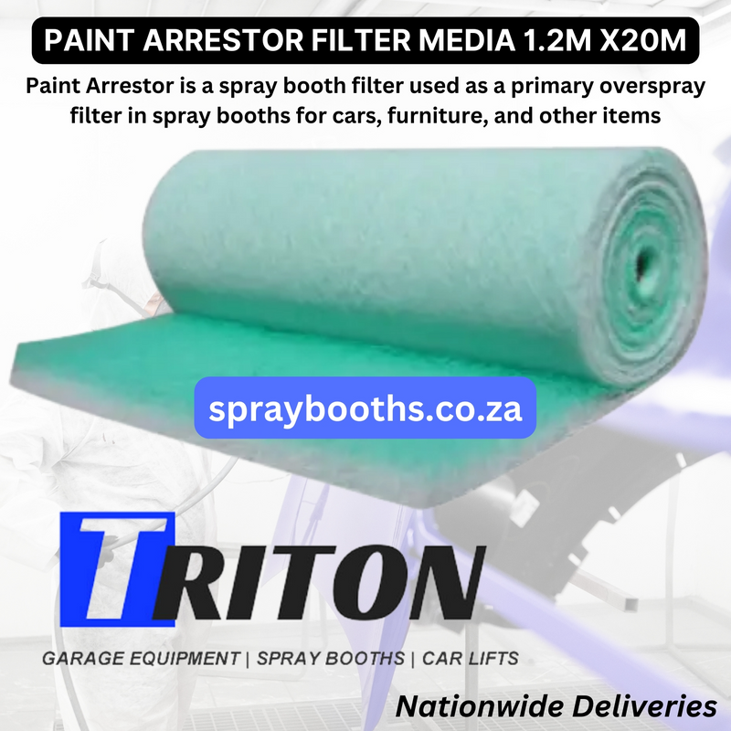 Paint Arrestor Filter Media 1.2m x 20m.