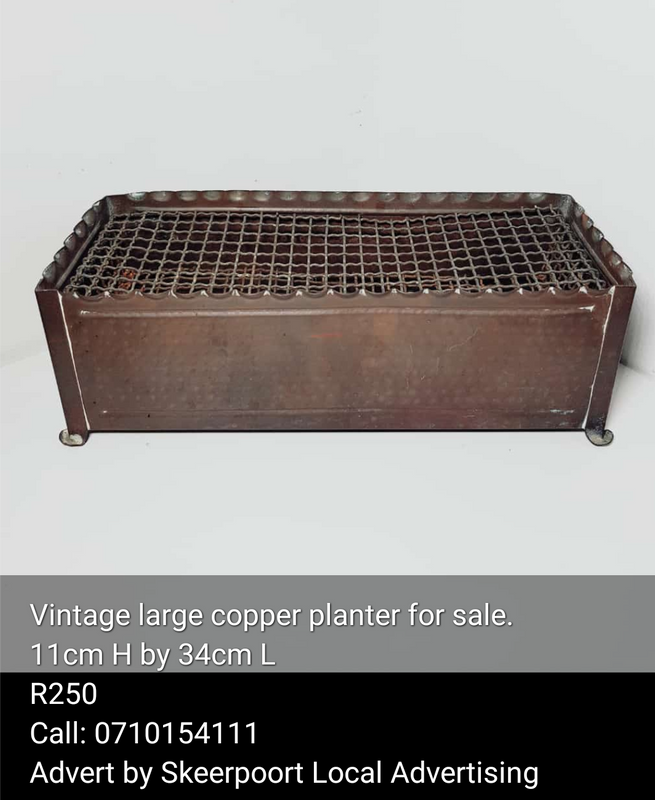 Vintage large copper planter for sale
