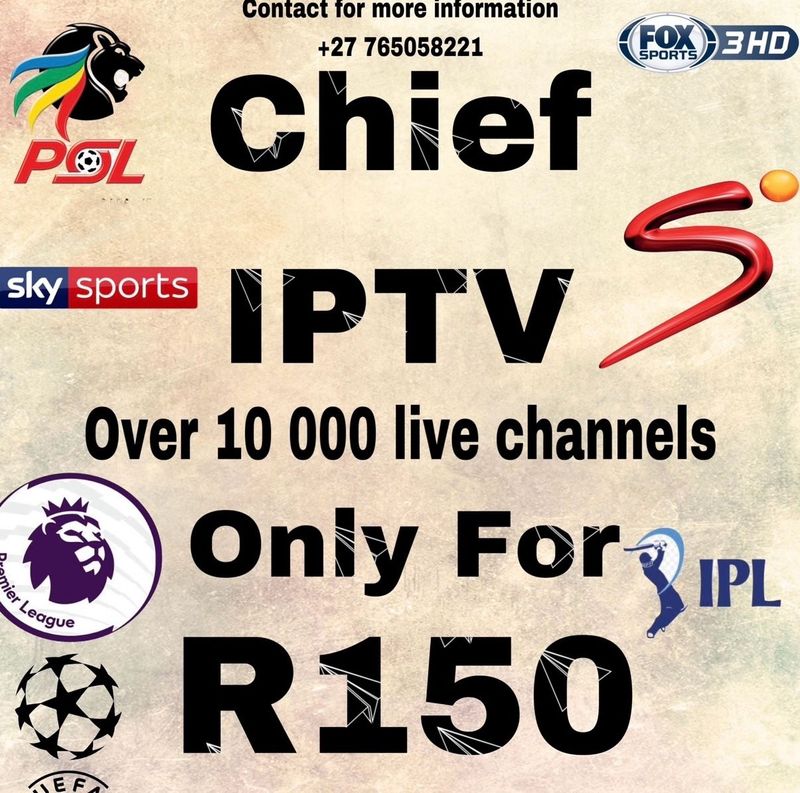 Chief TV (IPTV Service) starting from R150