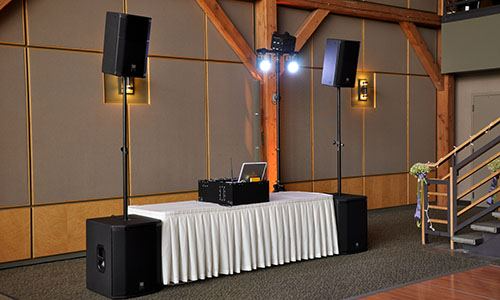 PA System for hire and DJ Hire