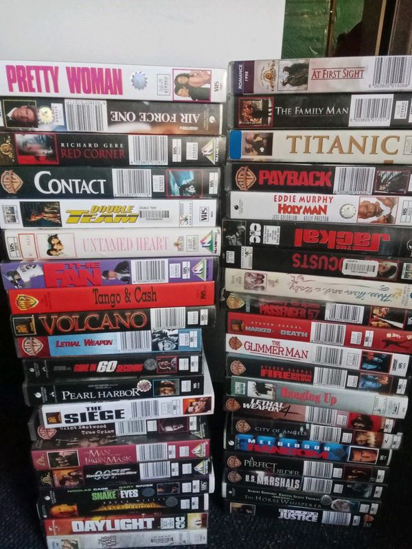 A Whole Collection of Classical VHS Video Tapes All Movies Are in Excellennt playing condition.