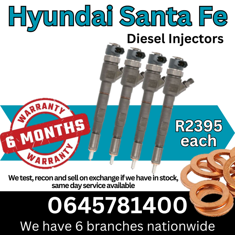 Hyundai Santa Fe Diesel Injectrlors for sale
