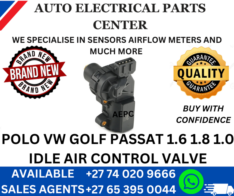 POLO VW GOLF / PASSAT 1.6 1.8 1.0 IDLE AIR CONTROL VALVE