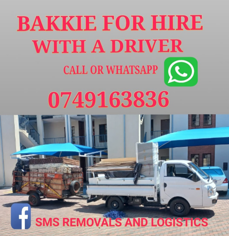 Terxal bakkie for hire for furniture removals