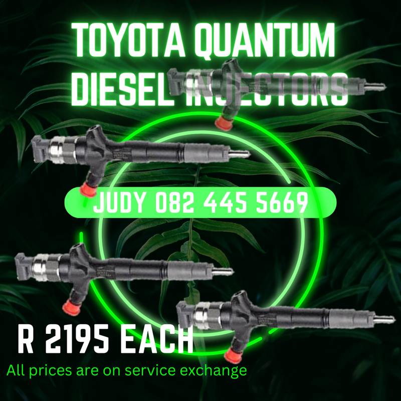 Toyota Quantum Diesel Injectors