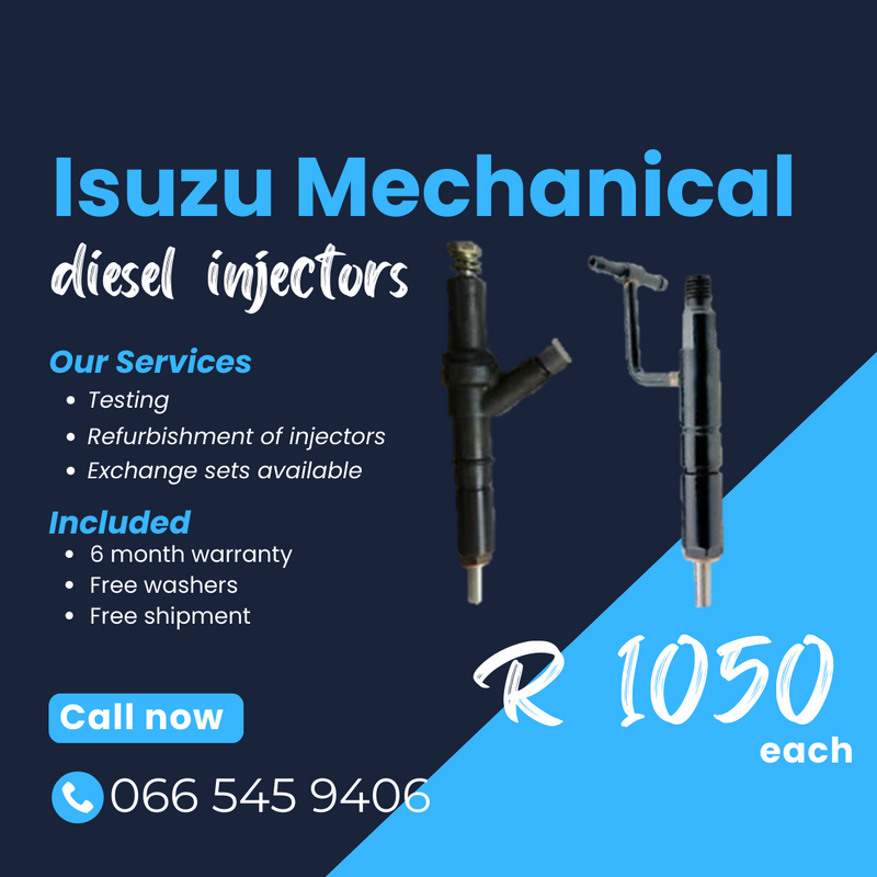 Isuzu KB mechanical diesel injectors for sale on exchange