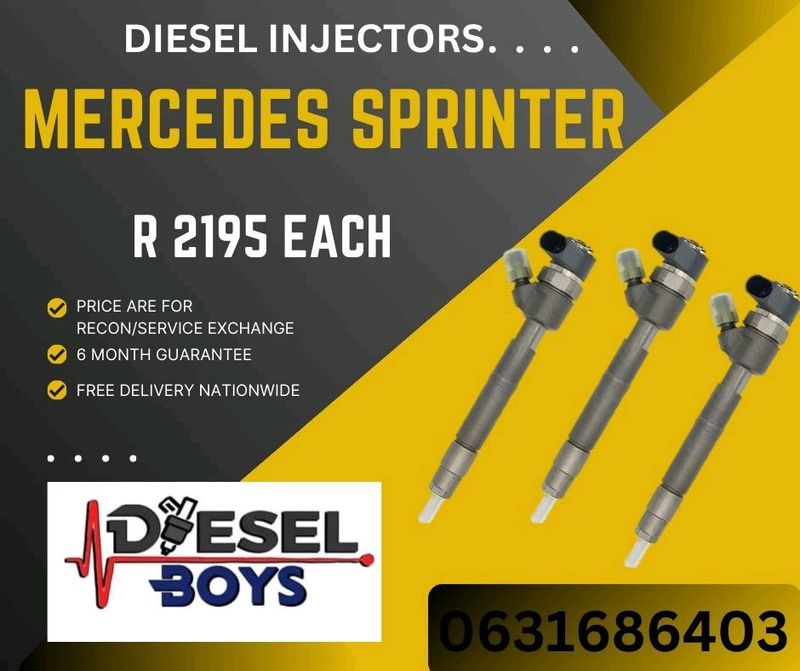 Mercedes sprinter Diesel injectors