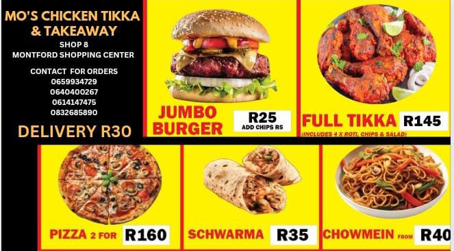 Peckish, ravenous, curious-experimental, full pack&#64;R145 call 0832685890 Mo&#39;s Chicken Tikka
