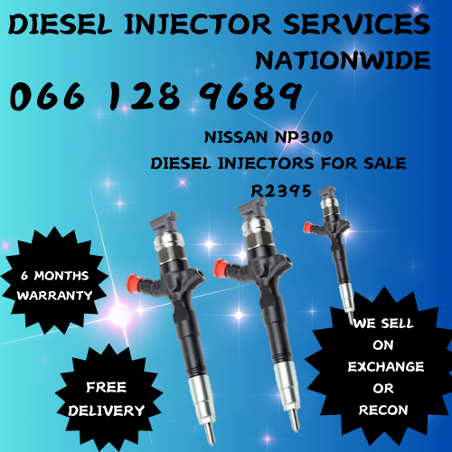 NISSAN NP300 DIESEL INJECTORS FOR SALE OR TO RECON YOUR OWN