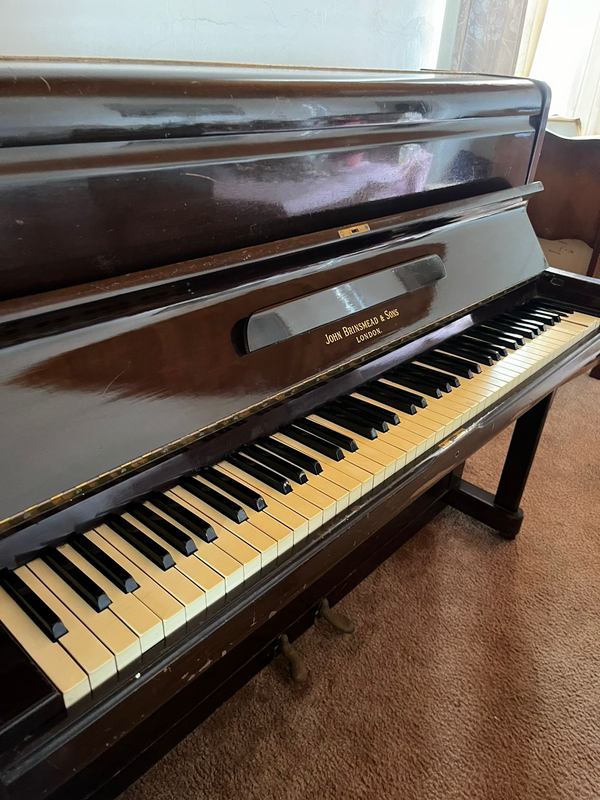 John Brinsmead &amp; Sons Upright Piano – Classic Craftsmanship