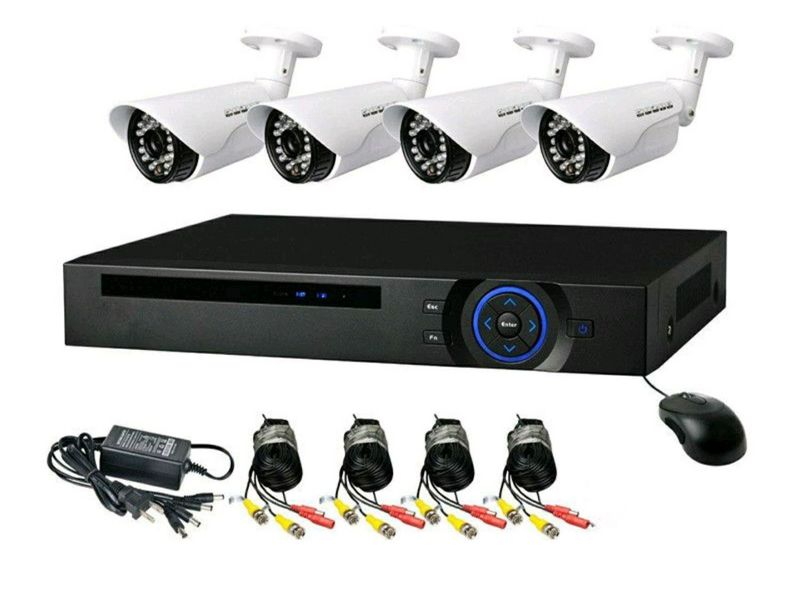 CCTV 4 channel AHD cameras full kit R1000