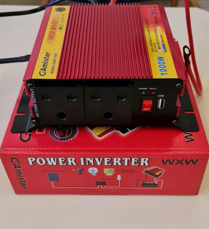Inverter 12VDC to 230VAC 1000W New