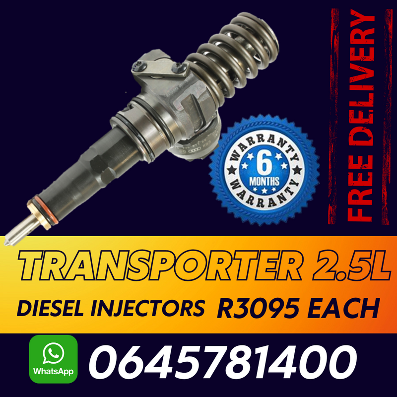 Transporter 2.5L diesel injectors for sale
