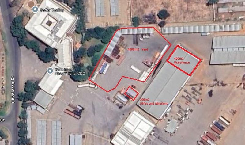 Warehouse, Office and Large Yard Space To Let in Jupiter, Germiston