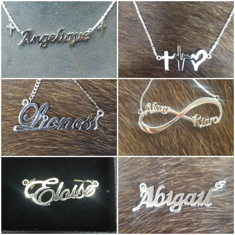 Silver Name Chains - Also in Arabic/ Hebrew