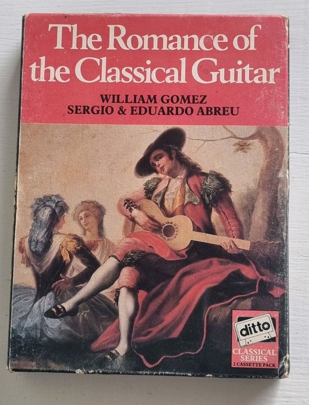 Classical guitar double cassette set for sale: