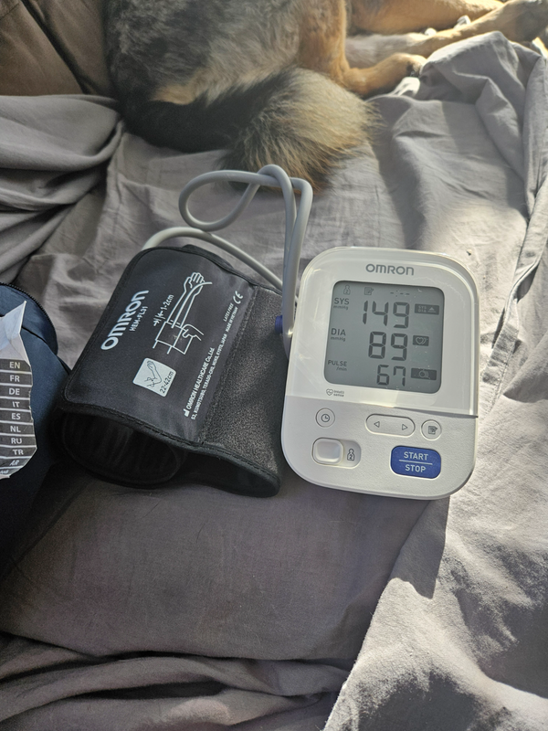 Omron automatic blood pressure monitor