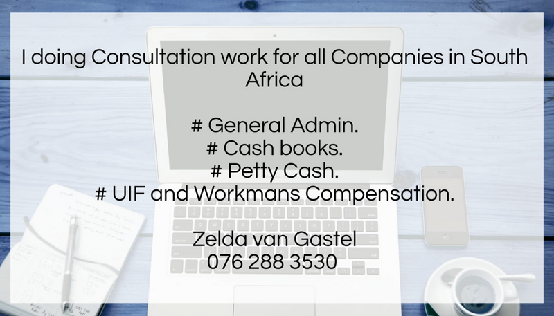 Administrative - Ad posted by Zelda van Gastel