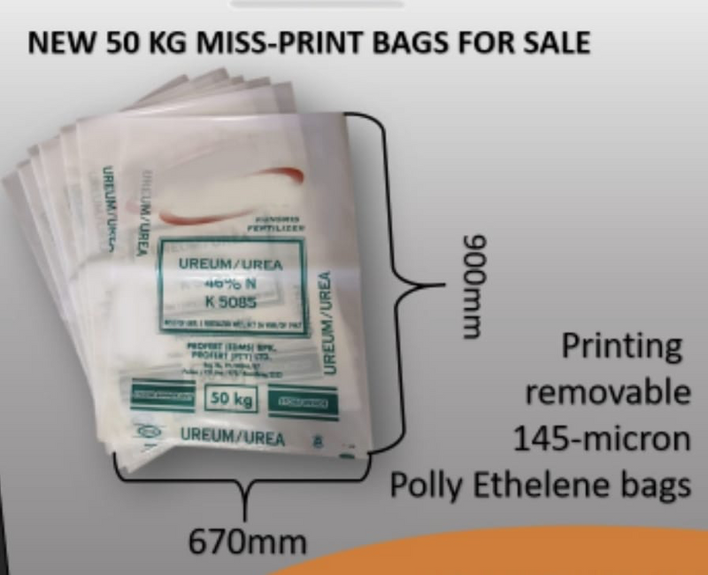 50kg Polyethylene Bags (New)