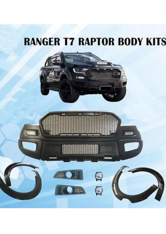 Ford Ranger Raptor Style Front Bumper Face-lift Body Kits