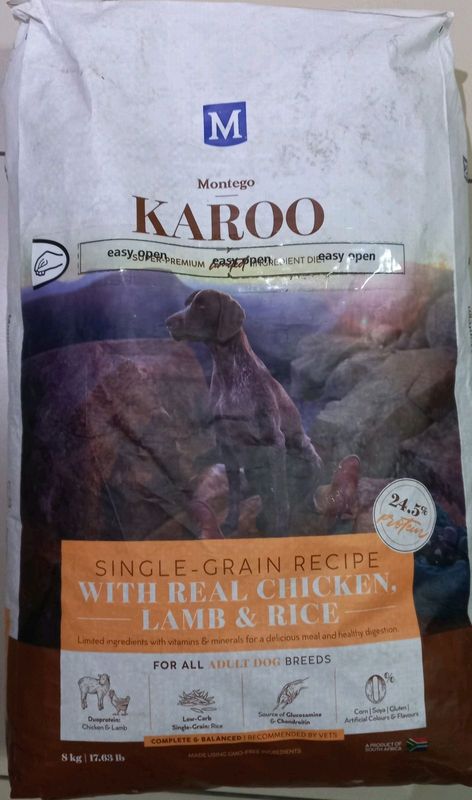 Montego Karoo Dog Food Chicken Flavor 8kg