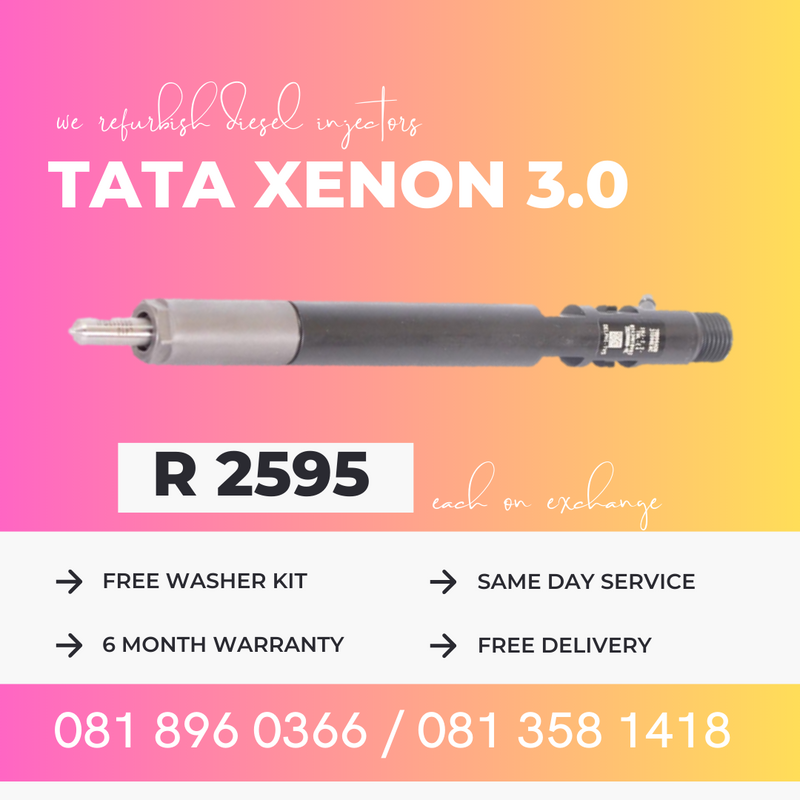 TATA XENON 3.0 DIESEL INJECTORS FOR SALE WITH WARRANTY