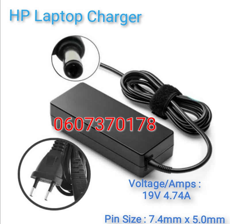HP Laptop Charger 19V 4.74A (7.4 x 5.0mm Pin) Brand New