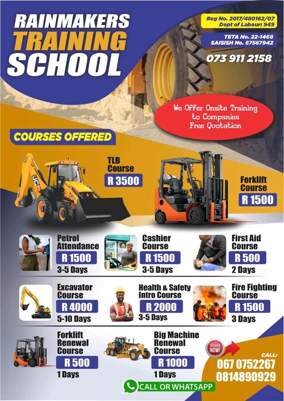 Forklift courses