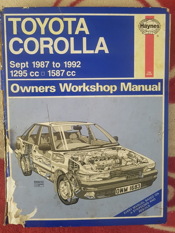 Corolla workshop manual