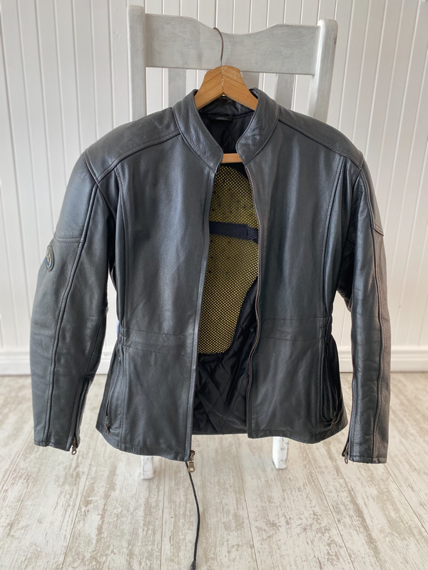 Motorbike Women&#39;s Leather Jacket CC size 32