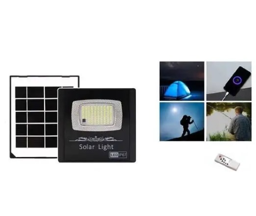 30W Solar Floodlight with remote