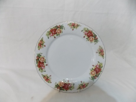 England China , England  Porcelain Snack Plate From English Rose collection