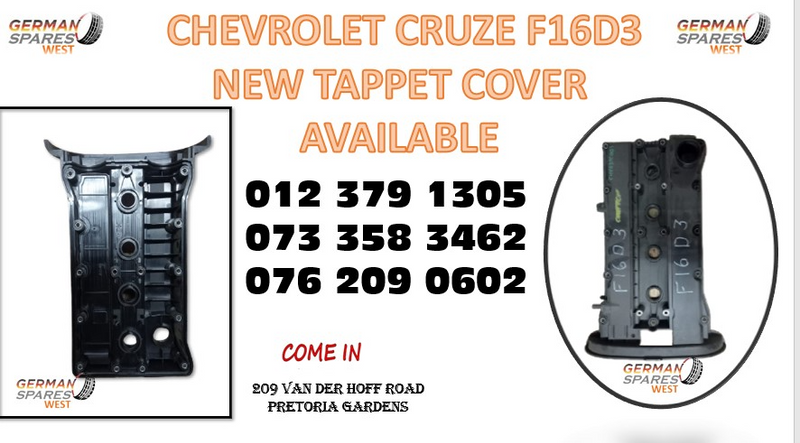 CHEVROLET CRUZE F16D3 NEW TAPPET COVER