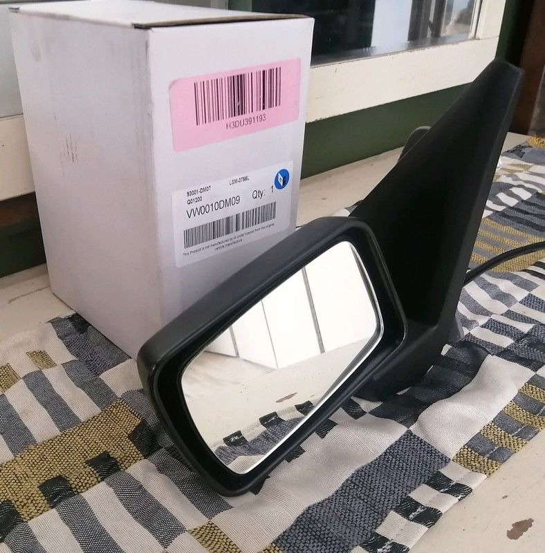Mk1 citi golf mirror left with fittings