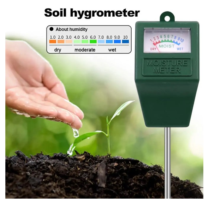 Brand New! Portable Soil Moisture Tester For Indoor Outdoor Potted Plants Lawn Farm