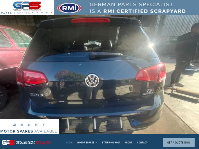 VW GOLF 7 2014 USED REPLACEMENT TAILGATE FOR SALE