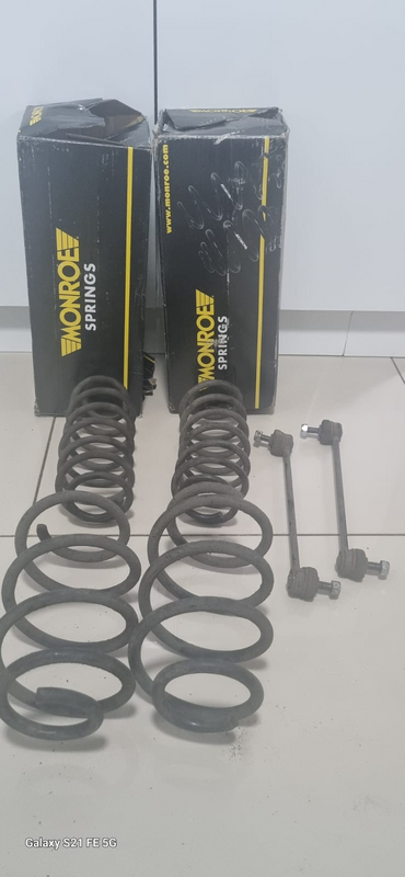 60mm lowering springs and stabalizer links for WV Polo