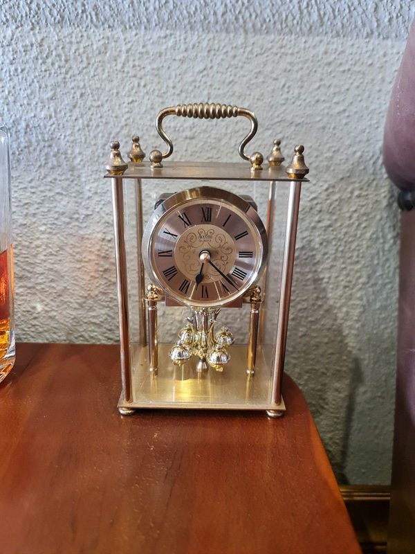 Acctim Brass Carriage Quartz Clock
