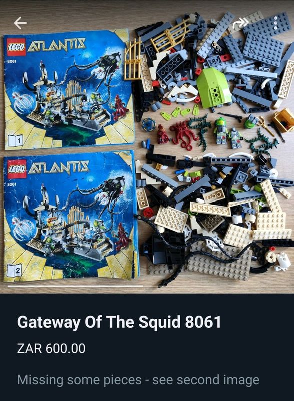 Lego set - Atlantis