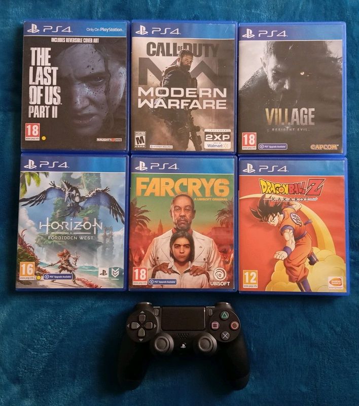 PS4 games and Controller for sale