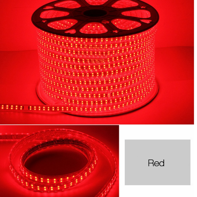 LED Strip Light / Rope Light 100metres Roll 220Volts in Radiant Red Light Colour. Brand New Products