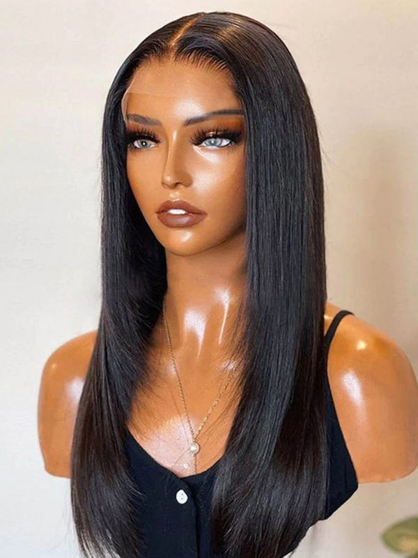 straight wig frontal human hair