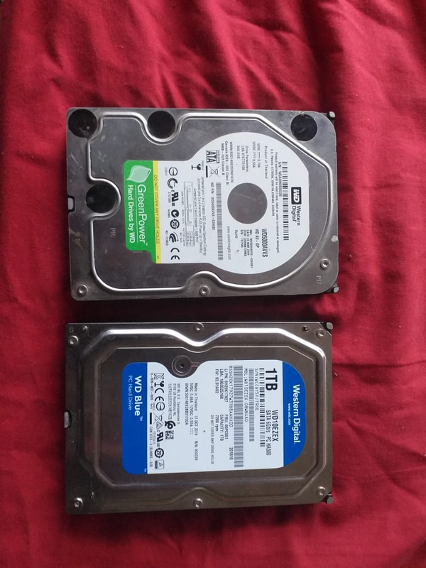 1tb HDD and 500g hdd desktop