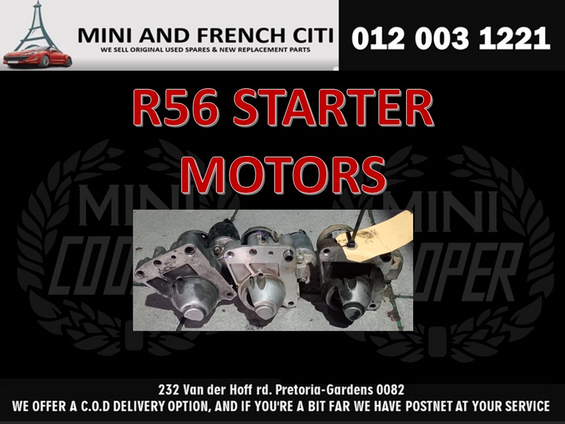 Mini Cooper R56 Starter Motors