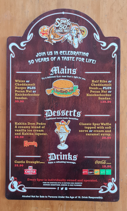 SPUR 50th Celebration Limited Wooden Menu