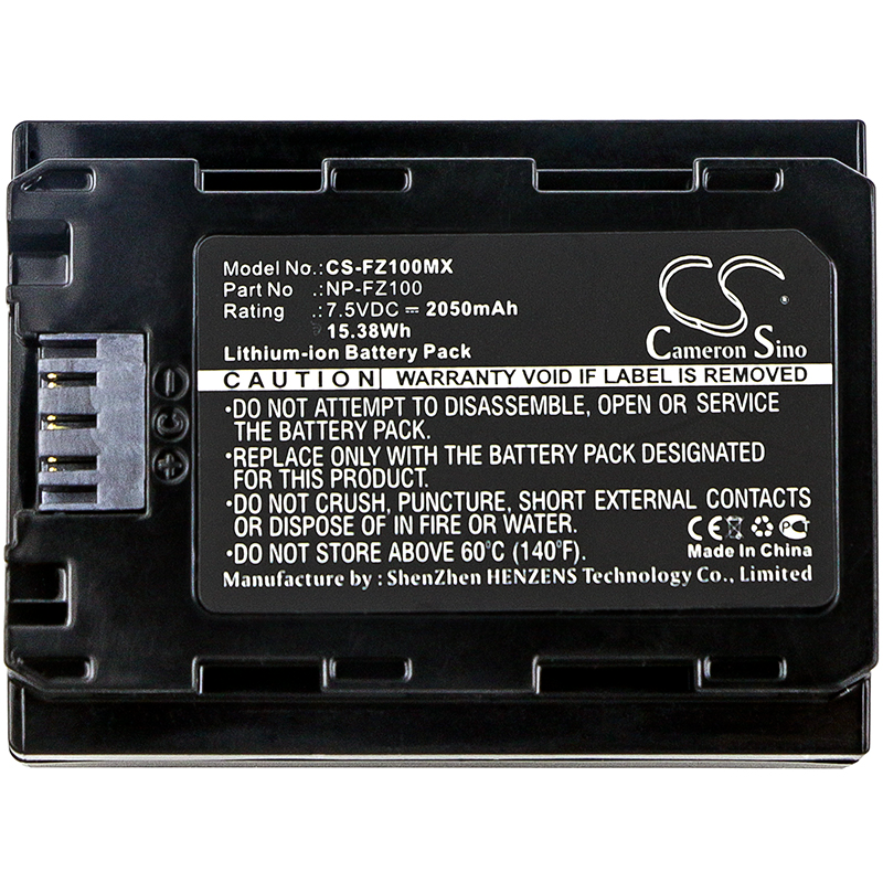 Camera Battery CS-FZ100MX for SONY NP-FZ100