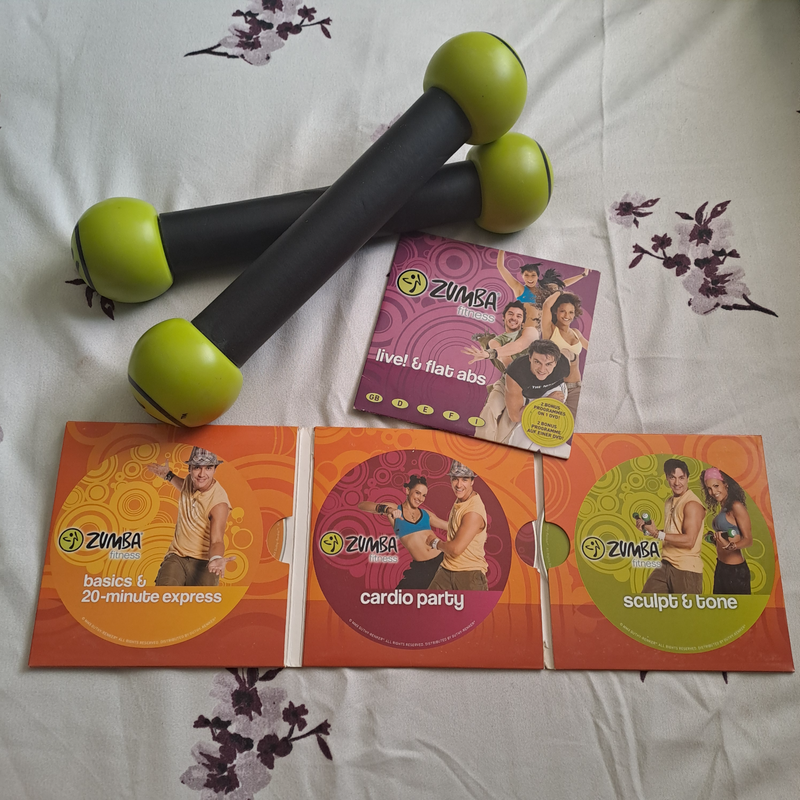 Zumba Fitness DVD Set and Shakers