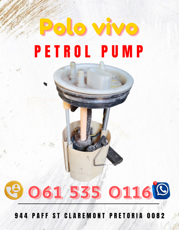 Polo vivo petrol pump Call or WhatsApp me 0636348112