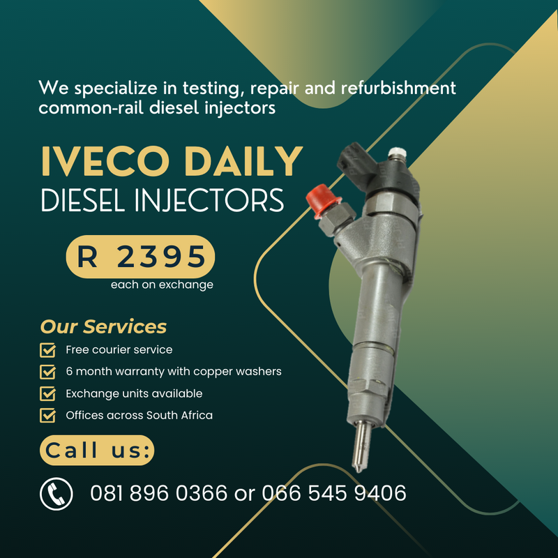 IVECO DAILY DIESEL INJECTORS FOR SALE ON EXCHANGE